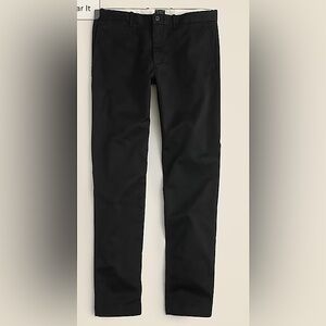 NWT men’s J. Crew 484 Slim-fit stretch chino pant Flex 32x30 Black Pants